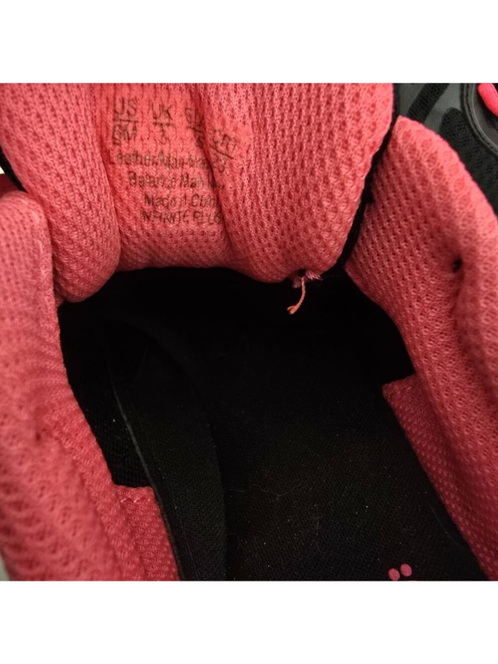 Ryka Radiant Womens Athletic Shoes Size 7.5 Black/Pink Mesh Lightweight - Picture 5 of 7